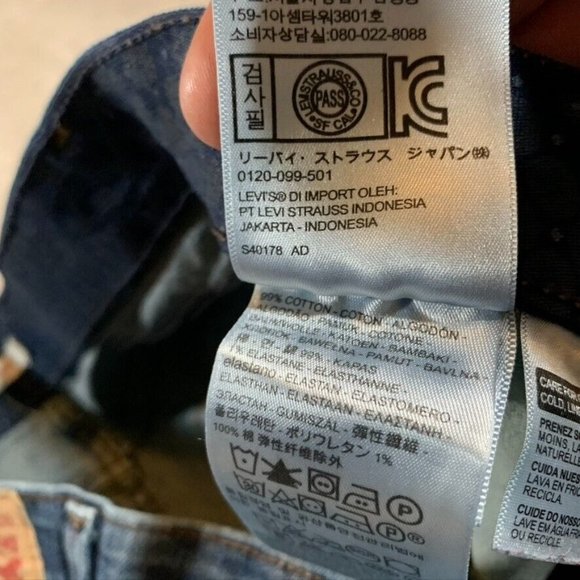 Levis Womens 10 Denim Jeans Blue 525 Perfect Waist Straight Mid Rise Stretch - Picture 6 of 13